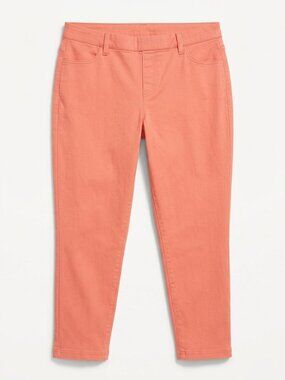 Serra XL Pants Coral Cotton Polyester Spandex Blend
